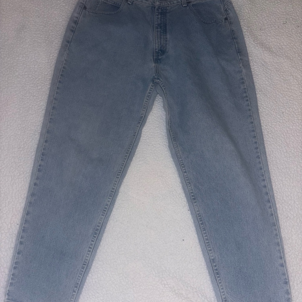 St. John's Bay Blue Straight Leg Jeans Classic Denim
